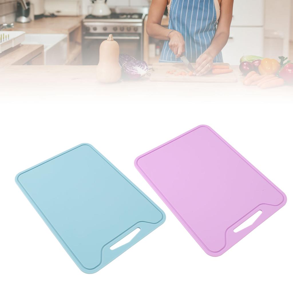 Silikon Skärbräda Bärbar Förhindra Halkfri Stickfri Tål Diskmaskin Hackbräda för Kök Camping Picknick