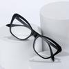 Tr90 Anti-Blue Cat Eye Flat Mirror Contrasting Colors Personalized Plain Simple Glasses Frame Glasses Frame