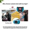 Customs Code Lock for Luggage Travel Password Changeable Black Lock Contrast Design Padlock 3 Digit Combination Lock