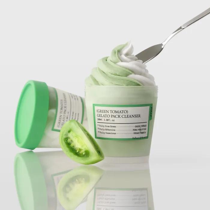 Fully Vegan Green Tomato Gelato Pack Cleanser 100ml
