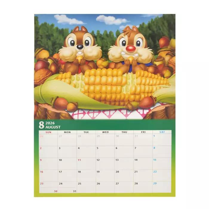Disney Mickey Friends Wall Calendar CALENDAR ORGANIZER 2026 Japan NEW Disney Store