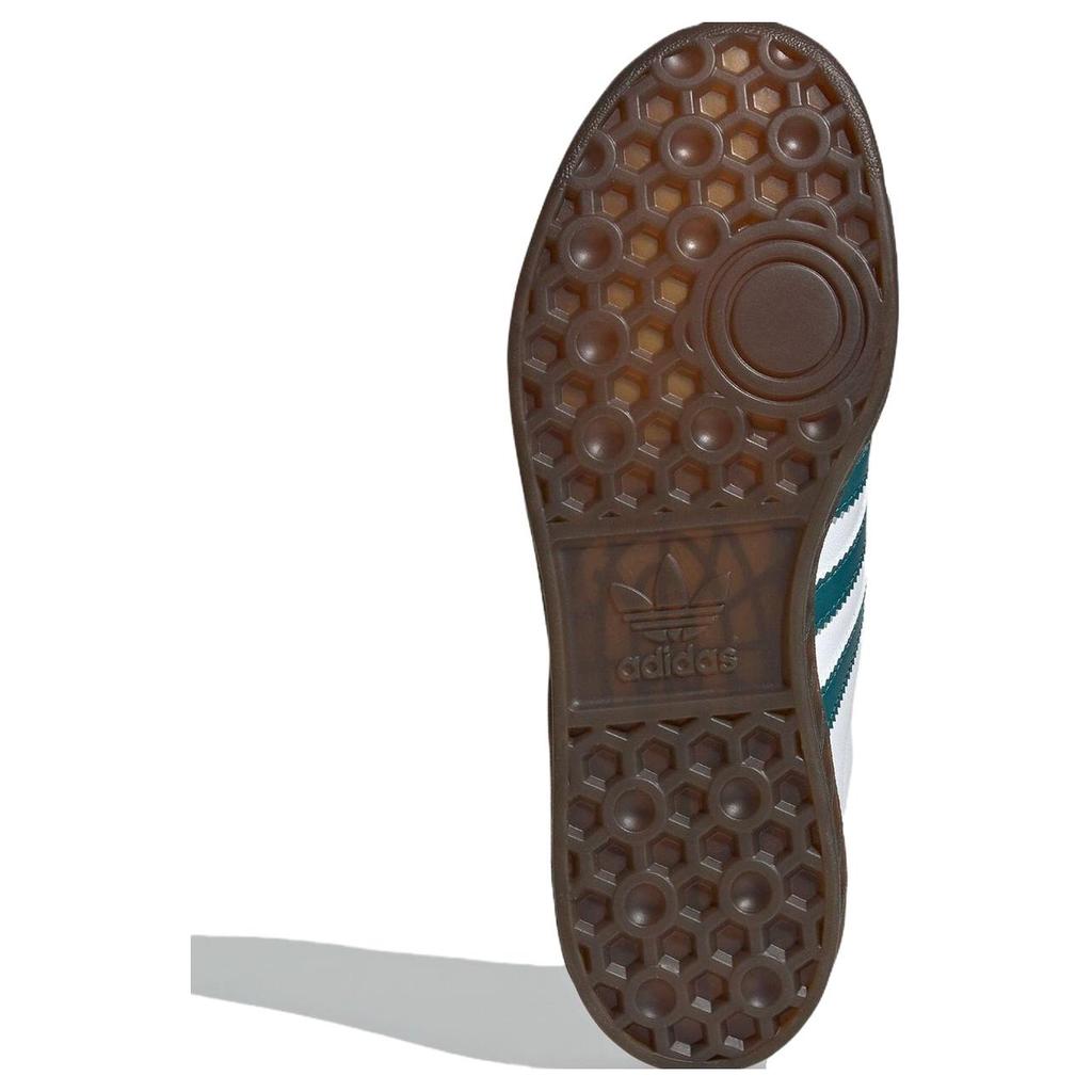 adidas Originals Hamburg Wygodne Wszechstronne Niskie Buty Skate'owe Unisex Trampki Białe Zielone JH8562