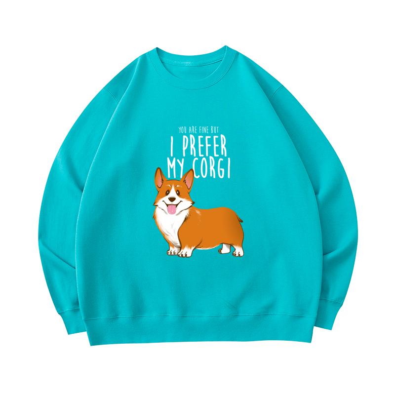 corgi adidas hoodie