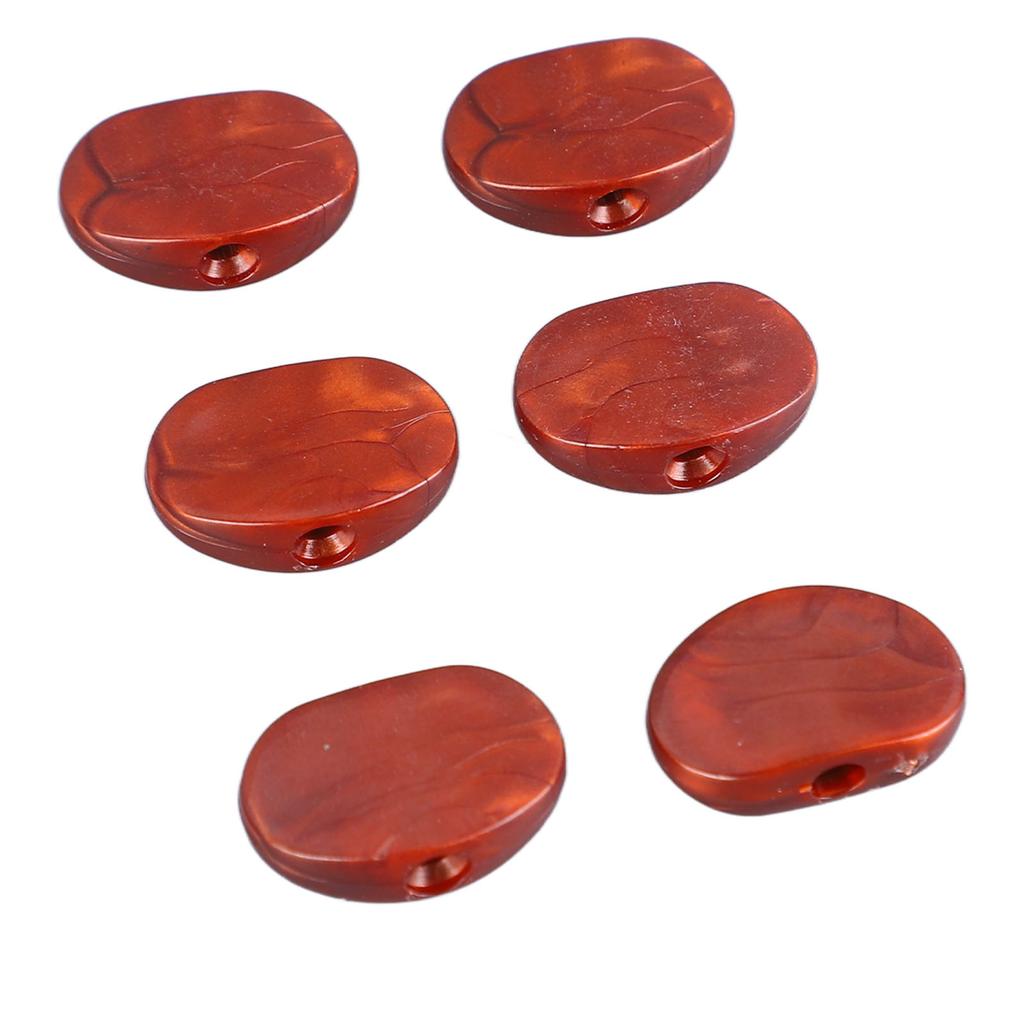 6PCS Guitar Tuning Button Handle Plastic Tuner Peg Knobs Machine Head for Acoustic Electric Guitars