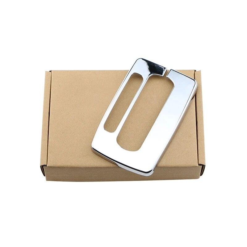 My Good Car ABS Chrome Gear Head Pedal Decorative Trim Cover Shift Knob Pedal Sticker for Ford Ecosport AT LHD 2012 - 2016