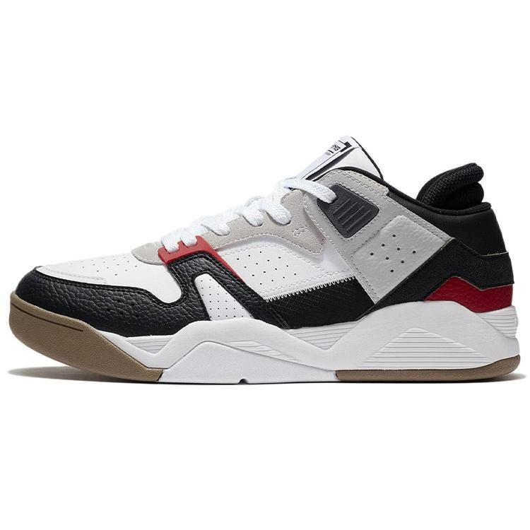 Li-Ning Casual Basketball Shoes Low  Black White Red  Men s AGBS031-2 EU 39