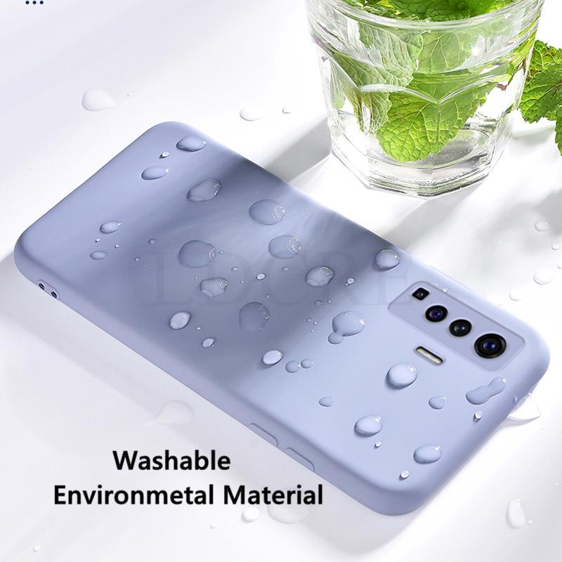 For Vivo X0 Pro Case Liquid Ultra Thin Silicone Shockproof Soft Case For Vivo X60 X60 Pro Plus Cover For Vivo X70 X70 Pro Plus