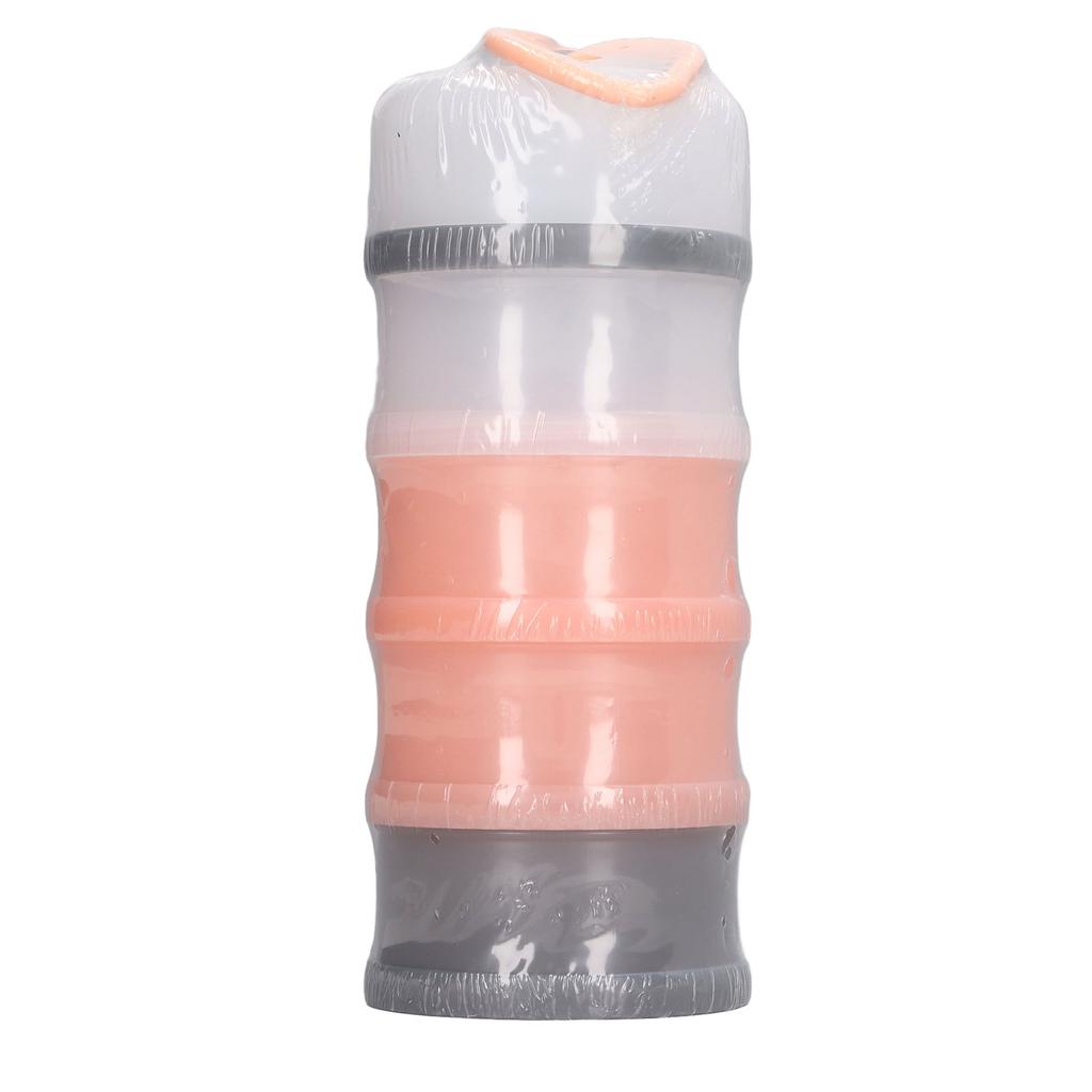 Milk Powder Dispenser 3 Layers Stackable Portable Snack Food Storage Container for Outdoor Travel