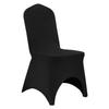 50pcs Black Polyester Spandex Party Chair Covers Decotation Solemn Easy Clean
