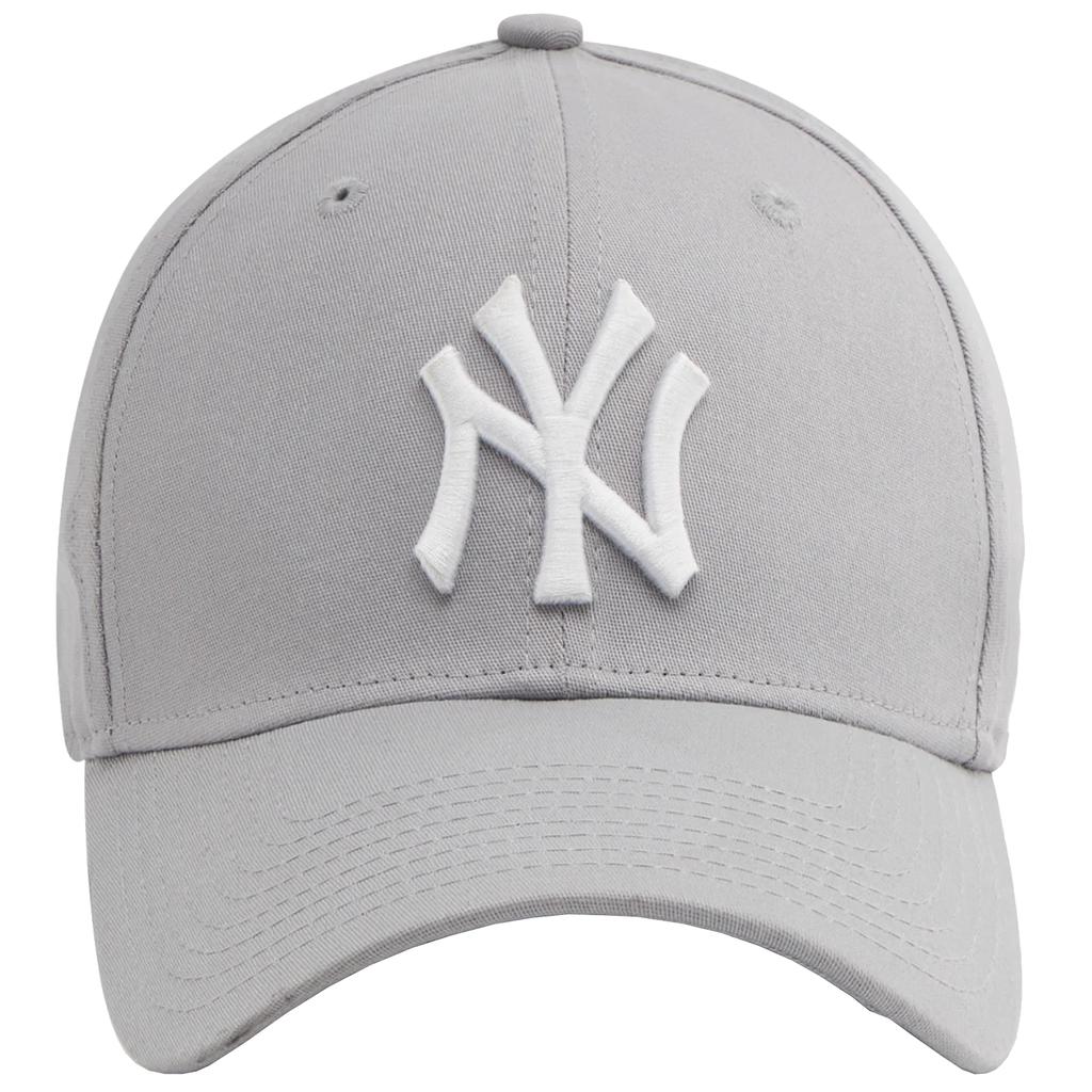 New Era 39THIRTY League Essential New York Yankees MLB Cap, Mens Grey Cap