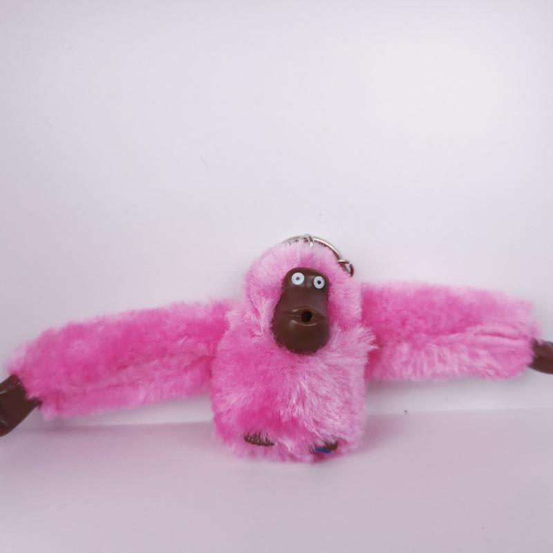 Cute Long-Tailed Monkey Key Chain Cartoon Cute Monkey Keychain Plush Toy Doll Bag Accessories Gift For Children
