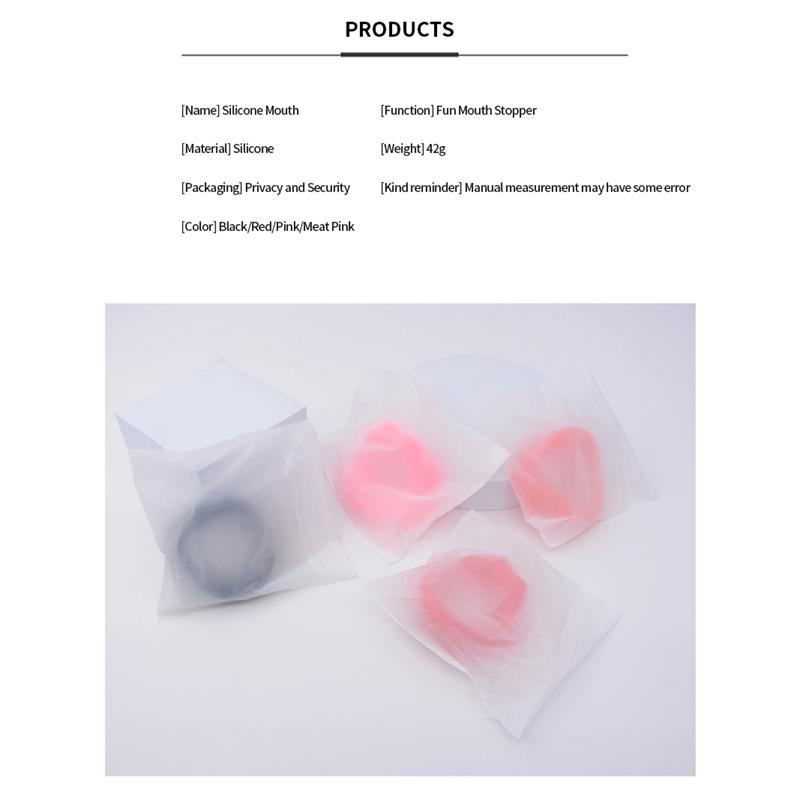 SM silikonová ústní zátka pro orální sex, ústní kulička pro orální sex, otrokářka, mužské a ženské sdílené sexuální produkty pro dospělé