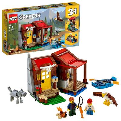 LEGO Creator Cabaña del Bosque 31098 Bloques de Construcción Juguete para Niñas y Niños