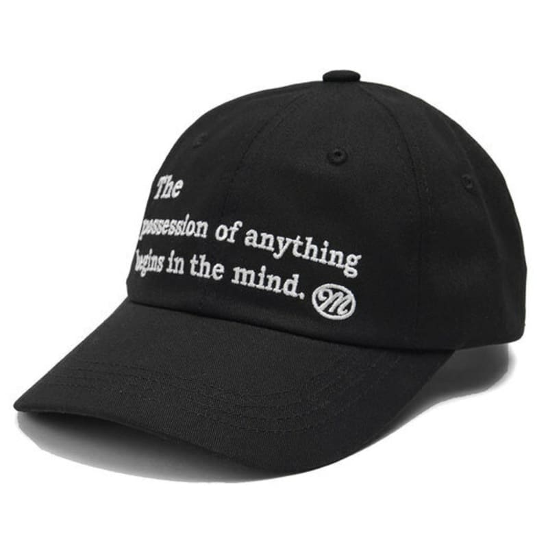 MACK BARRY THE MIND BALL CAP BLACK