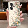 Für OPPO Reno 11F / Reno 11A Hülle Klar Luxus Mode Schmetterling Blumen Weiches TPU Silikon Abdeckung für OPPO Reno11 F A Handyhülle