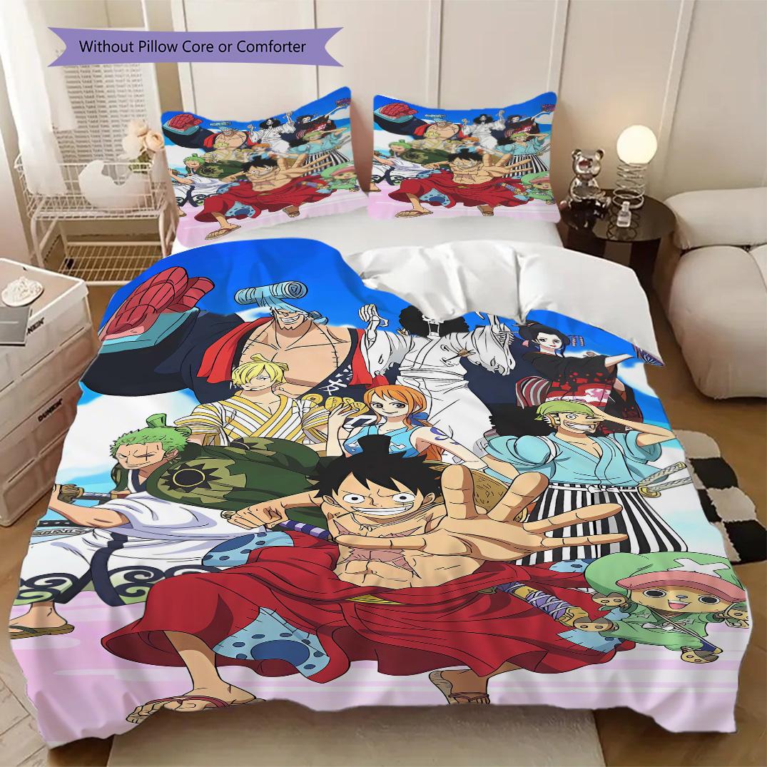 

Anime Pirate Adventure Soft Comfortable Duvet Cover, Children s Bedding Set Gift, Various Sizes Available LXR157 135x200cm