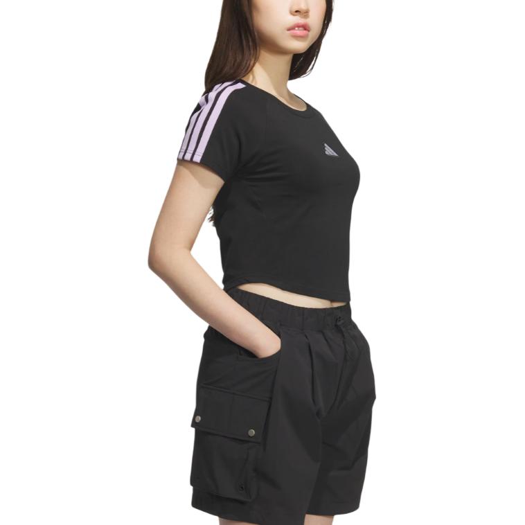 Adidas Story Baby Casual Sports Round Neck Short Sleeve T-Shirt Women T-Shirt KB7753