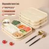 ZISIZ Disposable 4-Compartment Food Container