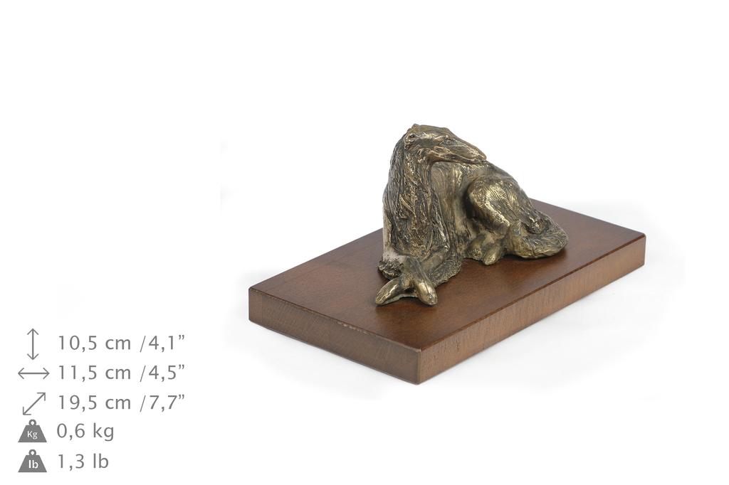 Borzoi, Russian Hunting Sighthound, Russian Wolfhound I - dog statue, figurine for office, trophy for dog show by Art-Dog brand