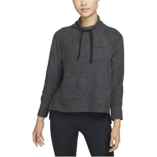 Nike Casual Sports Long-Sleeve Skin-Friendly Sweatshirt for Women in Black