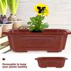 6Pcs Plastic Bonsai Planter Pots Drainage Hole Small Flower Pots Indoor Outdoor Balcony Garden Decorative Planter