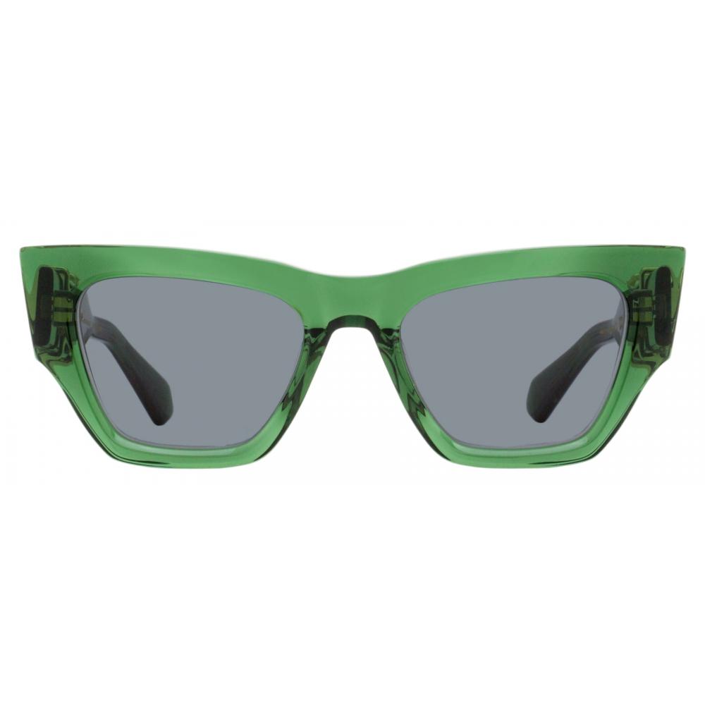 Valentino V Sette Sunglasses 52mm Vls 166 D Transparent Green