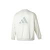 Adidas Alphabet Logo Print Sport Running Fitness Training Casual Fleece Sweatshirt Unisex Tops Grey IX1965