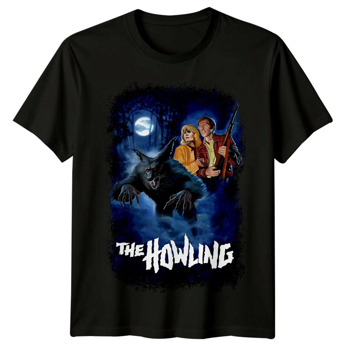 

The Howling (1981) Movie Poster Inspired T-Shirt Retro 80s Tee 5XL різнокольоровий