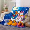 1pc Cartoon donald duck Couple Throw Blanket - Seasonal Universal, Home Decoration, Blanket, Soft Flannel Throw Blanket - Versatile & Cozy f