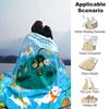 Customiz Name Personality Octonauts  Blanket Soft &Warm Sofa Office Bed Travel Lunch Break Blanket, Gift Suitable All Seasons