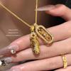 Minimalist Luxury Chinese Pixiu Vajra Necklace for Women - A Popular Gold Shop Classic, Perfect for Influencers