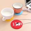 Heated Mugs Heating Coaster Cocina Cute Usb Warmer Anti-skid Electric Warmer Mat Kitchen Accessories Tools Thermal Portable