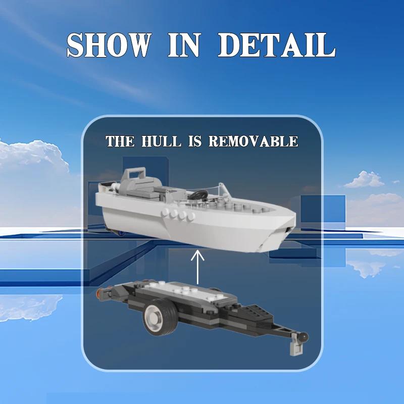 163 STÜCKE Schlepper Bausteine Anhänger Mit See Schnellboot Modell Steine Schreibtischdekoration Lernspielzeug Für Kinder Weihnachtsgeschenke