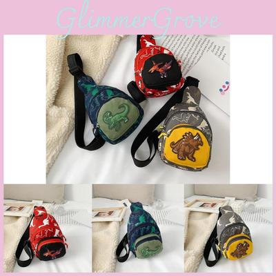 Stylish Kids Dinosaur Crossbody Waist Bag For Boys Breathable Waterproof And Durable Design