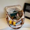 Color-Block Oxford Sports Travel Bag