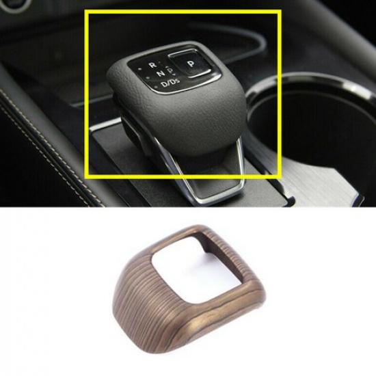 Peach Wood Grain Car Inner Gear Shift Knob Cover Trim For Nissan Rogue 2021-2024