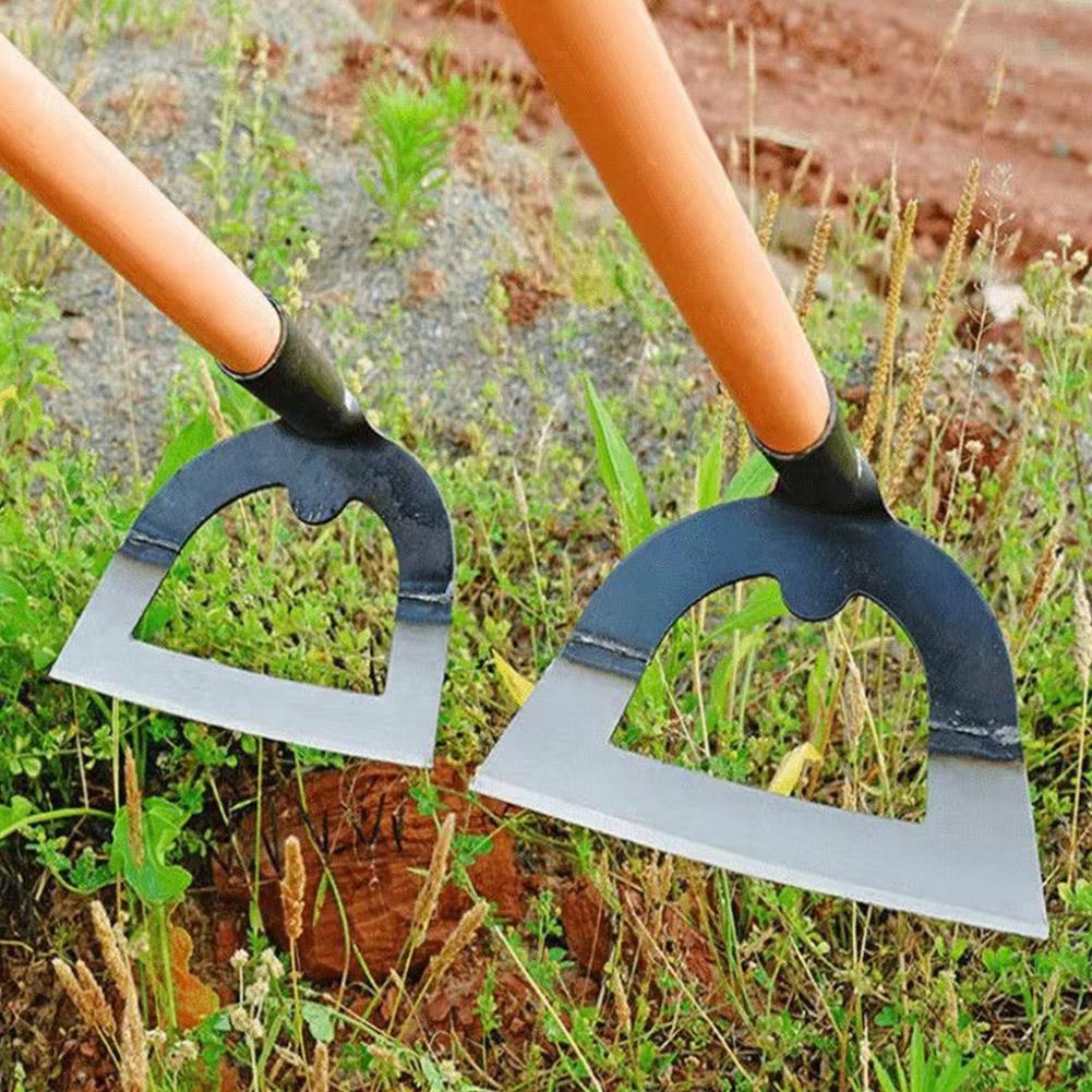 Shovel-shaped Hollow Hoe Weeding Rake Labor-saving Steel Weeding Hoe Garden Hoe Tool For Farm Gardening Soil Loosening Tool