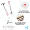 THE GENTLEWELL Nail Gun Manual Steel Nails for Wall and Concrete Fastening 7.3mm Mini Round Nails for Construction Woodworking DIY Projects for Wall