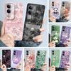 For Vivo V40 Lite 4G 5G V40Lite IDN Y19S Y200 Y300 Phone Case Fashion Simplicity Flower Soft Liquid Silicone Shell Cover Fundas