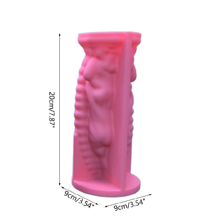 Candle Virgin Mary Sculpture Epoxy Resin Casting Mold DIY Soap Mold Crafts