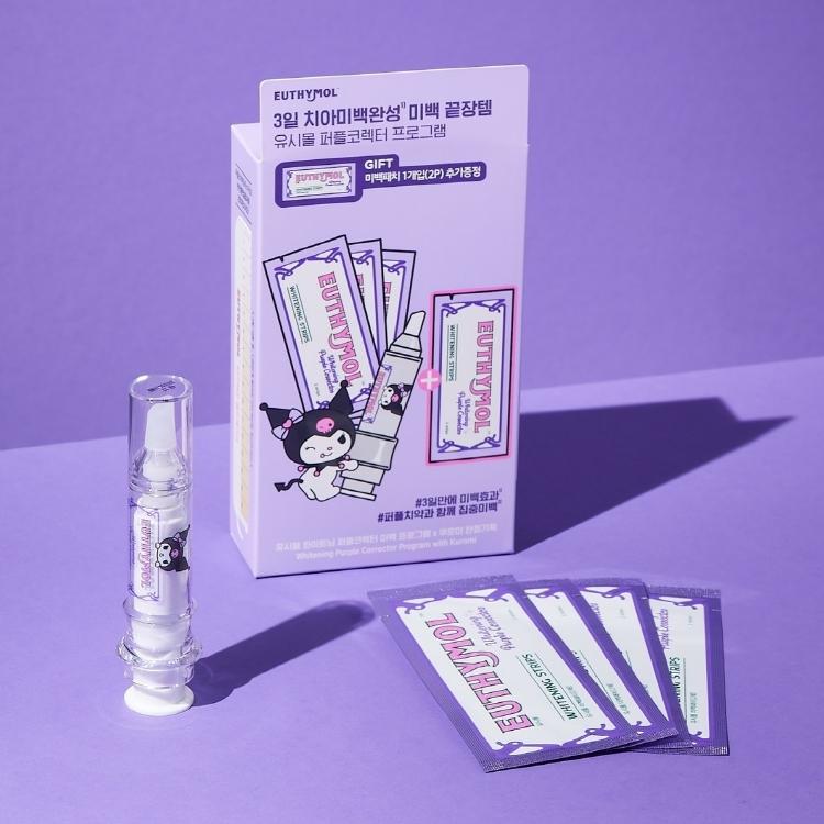 EUTHYMOL Whitening Purple Booster & Patch 3P (Single Item/Kuromi Increased Supply)