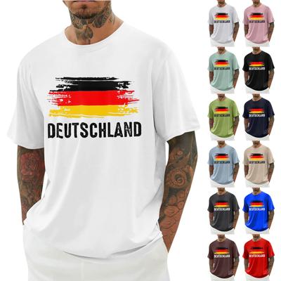 Unisex letní tričko s potiskem Unisex volný ležérní top s krátkým rukávem