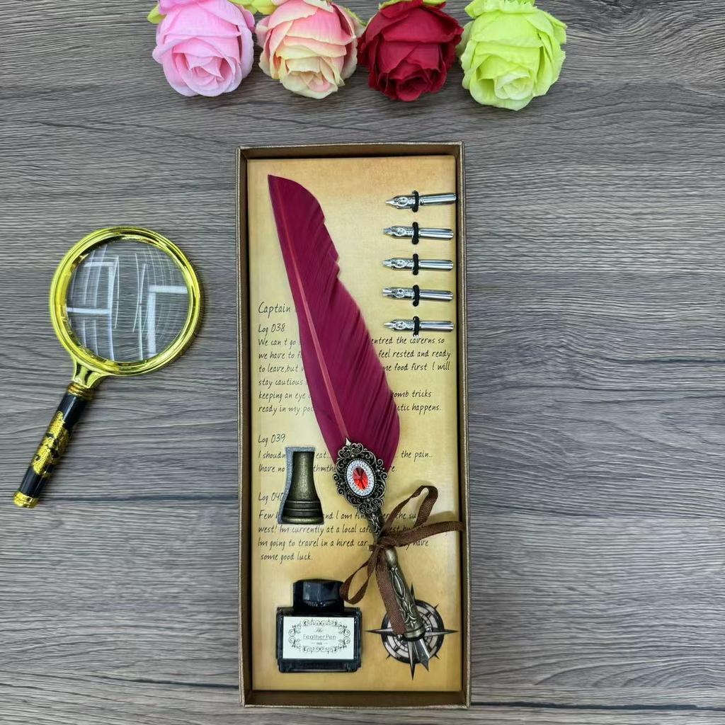 Retro Quill Business Gifts, Graduation Season, Dipping Pen, Pen, Friendship Birthday Gift