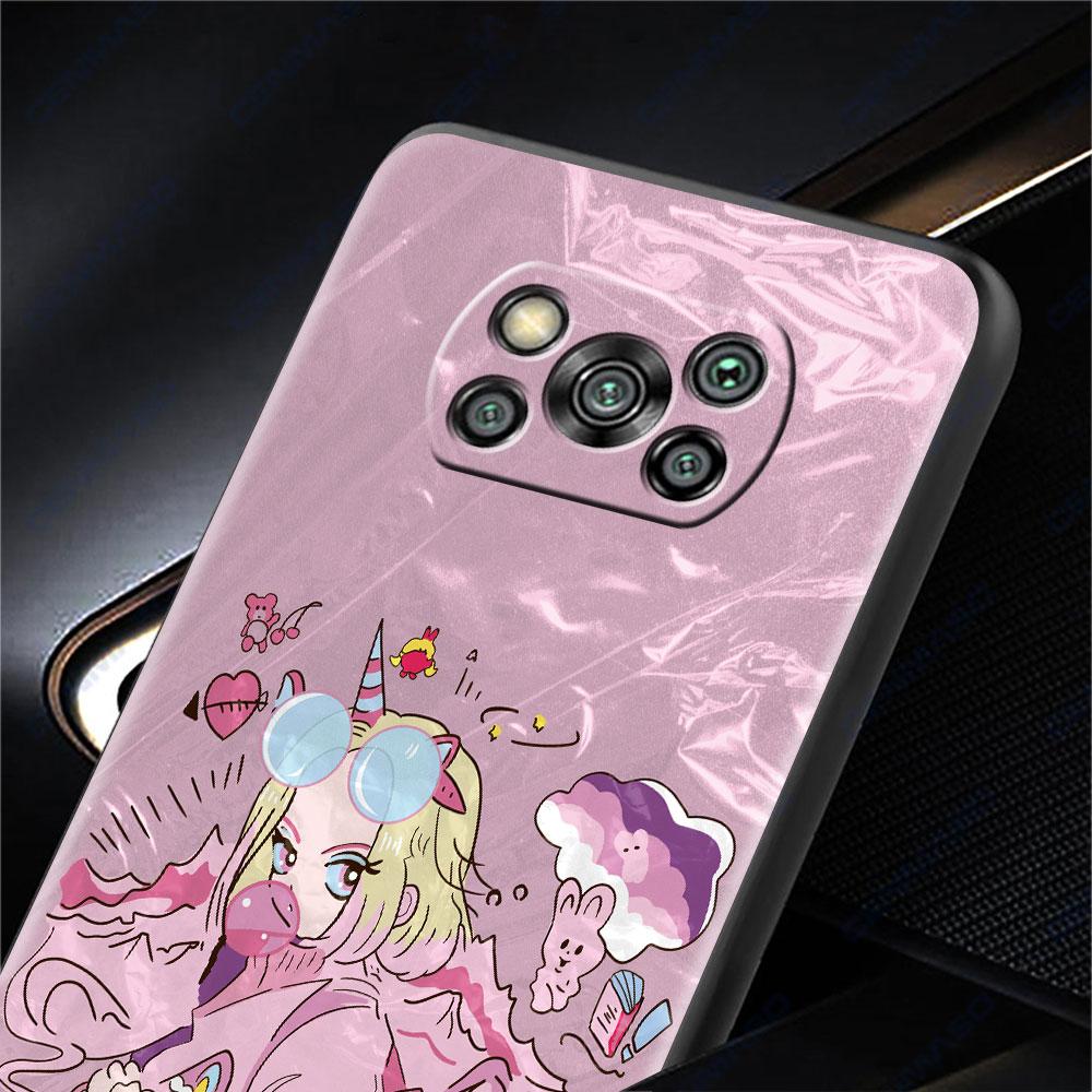Case For Xiaomi Mi Poco X3 NFC X4 Pro F3 F4 GT M4 M3 F1 C40 11 Lite 11T Soft Silicone Funda Phone Cover Opera Retro Girl Shell