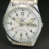 ЯПОНСЬКИЙ ВІНТАЖНИЙ ВІДНОВЛЕНИЙ ЧОЛОВІЧИЙ БІЛИЙ ГОДИННИК SEIKO 5 АВТОМАТИЧНИЙ 6309A a441645-1