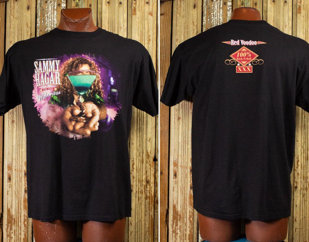 Винтажная концертная футболка Sammy Hagar Red Voodoo 1999 Черная XXL