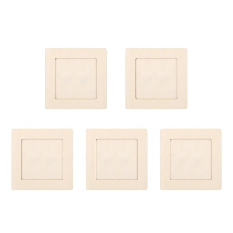 

Pack Of 5 Plain Wood Unfinished Photo Frame Standing Picture Frame For Kids DIY Crafts And Personalize Home Decors