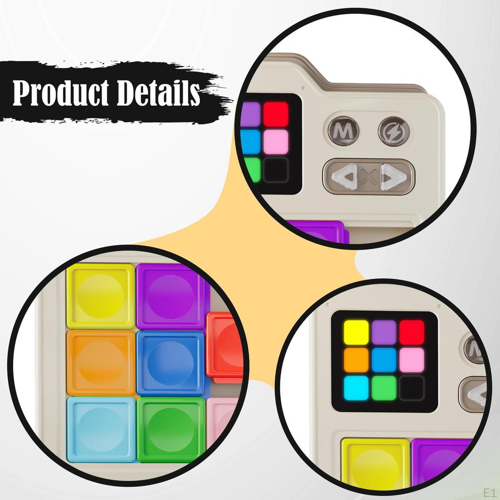 Slide Puzzle Game Fun Unblocking Electronic Sliding Toy Learning for Teens Children