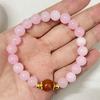 Beaded Bracelet for Women Handmade 8mm Round Beads Elastic Bangle Natural Stone Stretch Bracelets DIY Jewelry Gifts