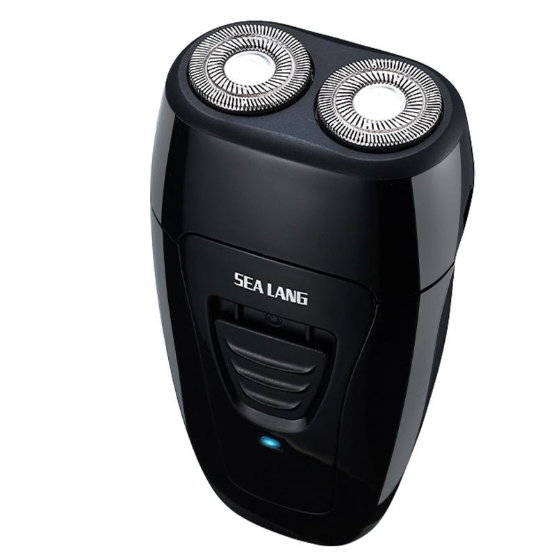Portable Electric Shaver Men’s Travel Shaver USB-Rechargeable Detachable Shaving Head Compact and Convenient for Business Trips